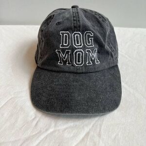 Dog Mom Grey Stone Wash Baseball Can’t Hat